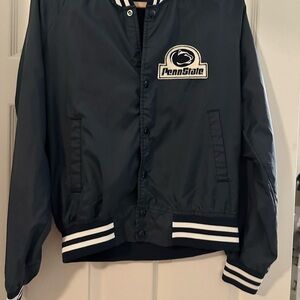 Vintage Penn State Satin Bomber Jacket